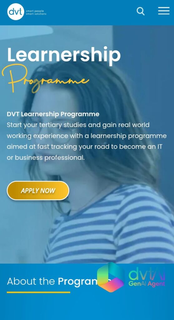 DVT Learnerships 2025